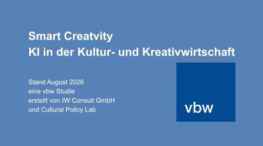 Smart Creatvity KI in der Kultur- und Kreativwirtschaft