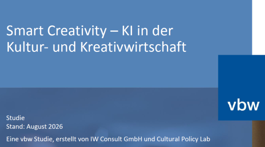 vbw Studie Smart Creativity August 2026